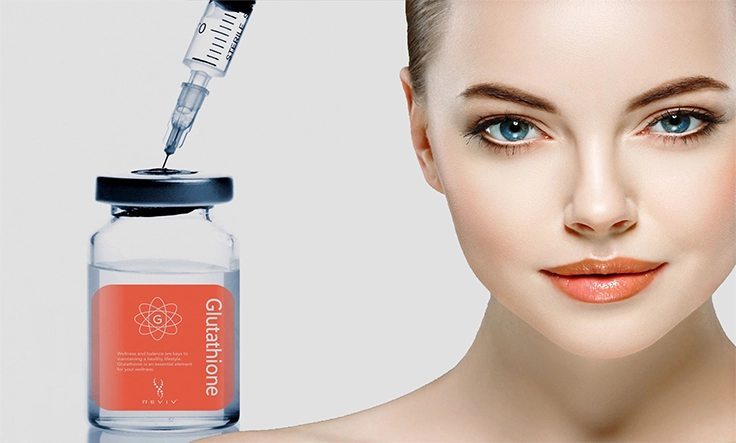 Safe and effective glutathione treatment for skin whitening and glow at Lyris clinical Aesthetics.